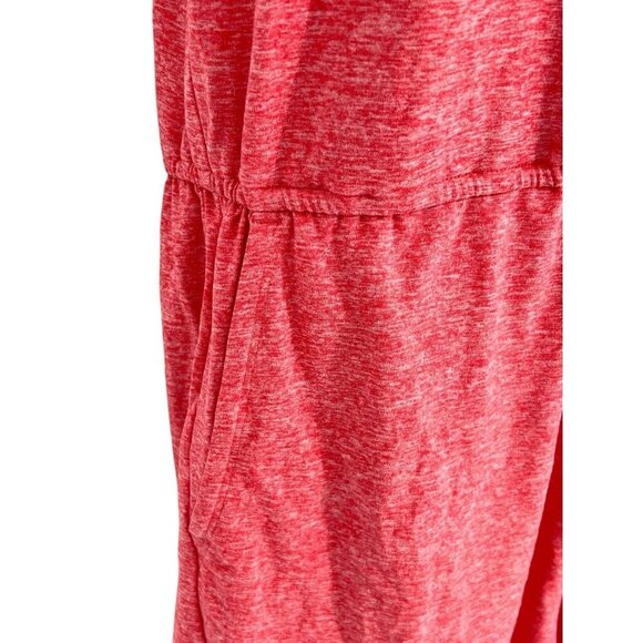 Thrive Societe Romper Heather Coral Reef Ruffle Strap Pockets Casual Size S NWT - Picture 15 of 16